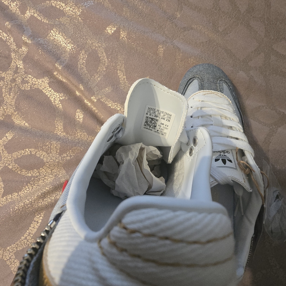 Adidas Denim & White Sneakers - Women's Casual Trainers - Picture 5 of 6